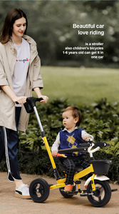 รถสามล้อเด็ก<span class=keywords><strong>3</strong></span>ล้อแบบ<span class=keywords><strong>3</strong></span> in 1หมุนได้360องศาจักรยานเข็นเด็กสามล้อทำจากพลาสติก - Product Image 6