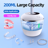 Dental Ultrasonic Retainer Cleaner Machine - 45kHz Dental Cleaning Commercial Machine Ultrasonic Vinyl Record Vinyl Cleaner