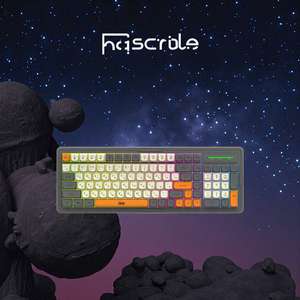 Teclado de juegos de membrana de iluminación con cable de carácter de pantalla de seda inalámbrica de 2,4 Ghz, Cable de 1,5 PU para ordenador portátil, uso móvil - Product Image 1