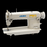 Machine à coudre à point noué simple aiguille Juki DDL 5550N d'occasion, en promotion