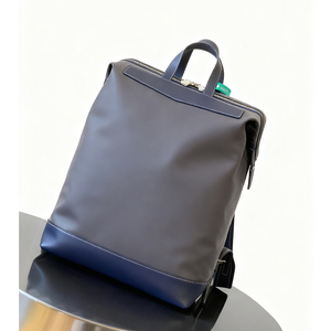 <span class=keywords><strong>Sac</strong></span> à dos de luxe en cuir véritable de créateur, entièrement imprimé du logo, marque célèbre, <span class=keywords><strong>sac</strong></span> de voyage d'affaires et de <span class=keywords><strong>sport</strong></span> personnalisé pour hommes, doublure en nylon - Product Image 4