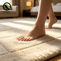 Tapis d'intérieur QIANQIAO 100% laine de Nouvelle-Zélande, tufté à la main |   Tapis de salon de luxe sur mesure, sculpté en 3D, pour villa design