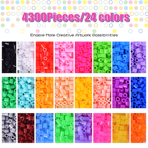 Perles Hama en gros, jouets Aliens spatiaux, perles à repasser, jouets éducatifs, perles Perler DIY phosphorescentes pour enfants - Product Image 3