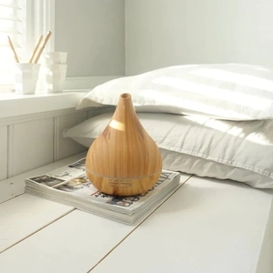 Mới nhất mới 400ml siêu âm HẠT GỖ điện tạo độ ẩm thiết kế độc đáo hương thơm tinh dầu khuếch tán - Product Image 3