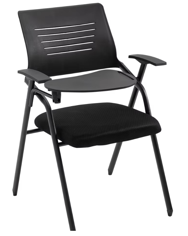 Simple Flip Mobile Training Chair Easy Wheels Combination Folding Conference Table for Office Training Flip Mobile Training