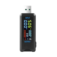 Voltmètre numérique multifonctionnel USB Type-C, testeur de capacité à affichage numérique, détecteur de puissance mobile