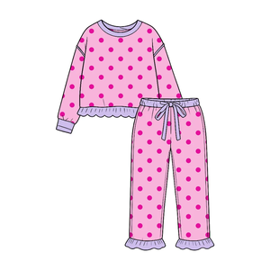 Ensemble haut à manches longues et pantalon pour filles, vêtements pour bébés, collection automne - Product Image 3