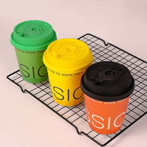 <span class=keywords><strong>Vasos</strong></span> <span class=keywords><strong>de</strong></span> papel <span class=keywords><strong>de</strong></span> café <span class=keywords><strong>para</strong></span> llevar, doble pared, simple, logotipo personalizado, 12oz16oz, taza <span class=keywords><strong>de</strong></span> café reciclable con tapa <span class=keywords><strong>para</strong></span> cafetería - Product Image 4