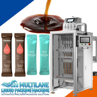 Machine d'emballage automatique multi-voies pour sachets de café concentré en stick (4 et 6 voies) – Machine d'emballage de café liquide multi-voies