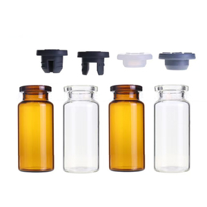 Nhà Máy Giá hổ phách ống thủy tinh borosilicate lọ chai Màn hình in ấn cao su Stopper cho dược phẩm/Mỹ phẩm sử dụng - Product Image 4