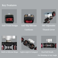 Bras magique 1/4 articulé flexible de prix usine avec des broches d'arri d'accessoires de photographie rétractables pour la caméra d'utilisation de moniteur