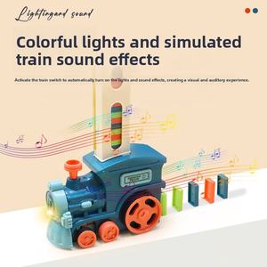 <span class=keywords><strong>Train</strong></span> électrique miniature <span class=keywords><strong>Domino</strong></span> à succès transfrontalier, blocs de construction pour enfants, placement <span class=keywords><strong>automatique</strong></span>, jouet éducatif - Product Image 5