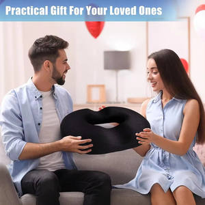 Ergonômico Donut Travesseiro Memória Espuma Almofada para Lombar <span class=keywords><strong>Pain</strong></span> Relief <span class=keywords><strong>Tailbone</strong></span> Ciatica Suporte Hemorróida - Product Image 5