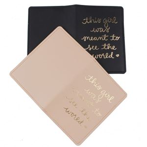 Factory Wholesale Pu Leather Travel <b>Passport</b> <b>Holder</b> Waterproof Storage Case Summer Fashionable Custom - Product Image 3