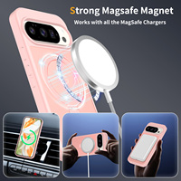 Étui de téléphone portable anti-chute noir mat pour Google Pixel 7 8 9 10 Pro XL Étui de téléphone transparent pour Google Pixel