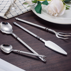 Di alta qualità in acciaio inox 304 posate specchio posate Creative mare <span class=keywords><strong>King</strong></span> coltello e forchetta argenteria per matrimoni