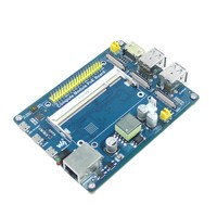 Module informatique Raspberry Pi CM3/3+Lite, carte d'extension POE, carte d'extension externe, boîtier métallique, ventilateur de refroidissement