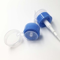 Distributeur vide de pompe verrouillable à capuchon supérieur transparent de 6.8oz 200ml pour le maquillage de voyage et la bouteille de liquide de dissolvant de vernis à ongles