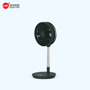 Hengtian Rechargeable Folding Fan F633B Portable Usb Powered Tabletop Floor Stand Non Oscillating For Home <b>Outdoor</b> Use - Product Image 4