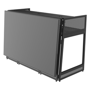 Di động di động gấp giai đoạn Mixer có thể gập lại PODIUM mềm dẻo plegable đứng trạm mặt tiền DJ Booth bảng với máy tính xách tay đứng - Product Image 3