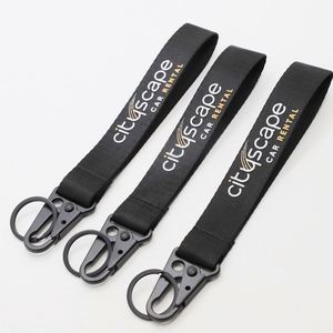 Custom Tactical Key Strap with Olecranon Buckle Heavy Duty Nylon Keychain for <b>Car</b> Rental Companies Travel Agency Gifts - Product Image 1