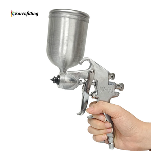 Pistolet de peinture pneumatique professionnel W-71 Refine 400ML pour peinture automobile, pistolet de pulvérisation à air par gravité - Product Image 4