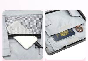 กระเป๋าเดินทางแบบแข็งเปิดด้านหน้า ความจุขนาดใหญ่ - 20/24 นิ้ว มีสินค้าในสต็อก ช่องชาร์จ USB สำหรับการเดินทางเพื่อธุรกิจ - Product Image 5