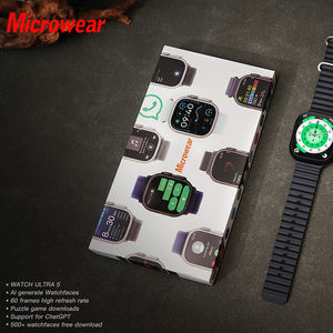 Montre connectée EDS Microwear U5 Watch Ultra 5 avec écran TFT de 2,01 pouces, batterie de 340 mAh, Chat GPT, réponse WhatsApp pour iOS et Android - Product Image 1