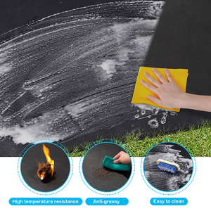 Customizable Factory Oil-Proof Fireproof <b>Flat</b> <b>Top</b> Mat for Outdoor Kitchen for Gas <b>Grills</b> Outdoor Charcoal Smokers <b>Grill</b> Outdoors - Product Image 5