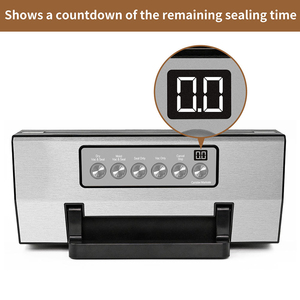 Máquina Selladora de Alimentos al Vacío de 1200W, Acero Inoxidable, Grado Comercial para Uso Doméstico - Product Image 4
