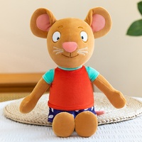 Jouets en peluche de dessin animé Posy et Pip, lapins en peluche, en polyester, pour bébés de 0 à 24 mois, unisexe, vente en gros pour l'exportation