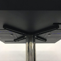 Nouvelle Table Tactile Carrée Interactive 10 Points 4K LG pour Café et Restaurant, Écran Double LCD Étanche avec Recharge Sans Fil