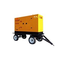 Generador de energía de 80kW para remolque móvil, con enchufe de aviación alimentado por motor DCEC, 6BT5.9-G2