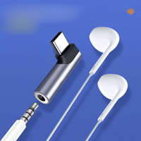 Adaptateur audio USB C vers 3,5 mm à 90 degrés pour téléphone portable