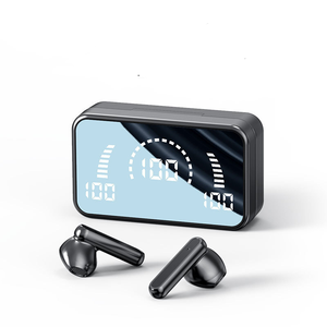 <strong>Earphones</strong> True Wireless Headset Stereo Sports Waterproof Earbuds with 2000mAh Charging Case Mirror Surface Design <strong>Earphones</strong> - Product Image 1