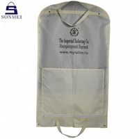 Emballage à la mode suspendu non tissé couverture de vêtement sacs de vêtements