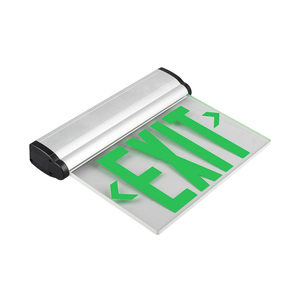 R/G lettera doppia faccia LED acrilico di uscita di emergenza del fuoco segno ricaricabile luce LED per illuminazione di emergenza - Product Image 6