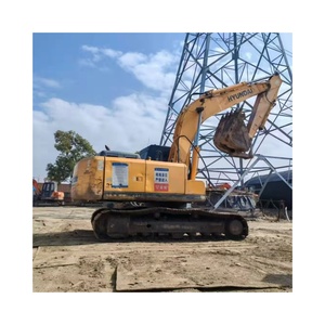 Moteur d'origine d'occasion pour pelle sur pneus Hyundai 215-7, 21 tonnes, capacité de la benne de 0,92 m, roulement et boîte de vitesses, prix bas en promotion - Product Image 1