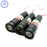 Module laser rouge à point laser 650 nm 5 mW 3 V 5 V, classe industrielle, version à faisceau réglable