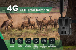 Cámara de <span class=keywords><strong>Caza</strong></span> WILLFINE 4G LTE con Panel Solar, Visión Nocturna, Rastreo GPS, Monitoreo de Vida Silvestre, Seguridad para Exteriores - Product Image 4