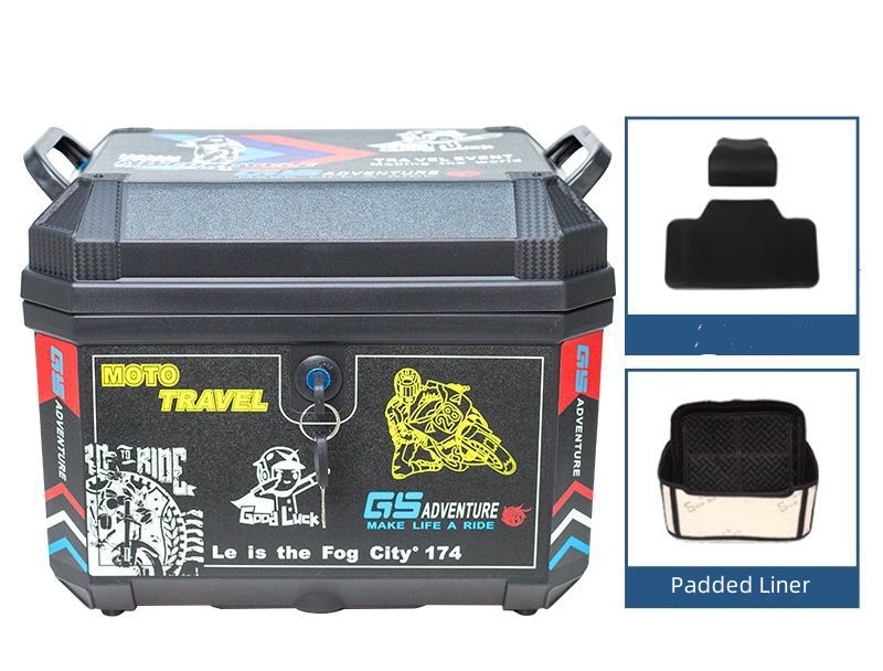 SquareBox(HookLock)BaseBlackDecalLinerBackrest