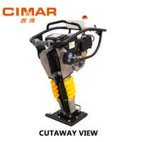 Compresseur de plaque vibrante, 100 kg
