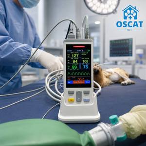Moniteur de capnographie vétérinaire OSCAT PC200V pour chevaux ETCO2/SPO2/NIBP - Appareil médical portable avec certification CE - Product Image 2