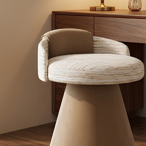 <span class=keywords><strong>Chaise</strong></span> de <span class=keywords><strong>coiffeuse</strong></span> pivotante haut de gamme avec dossier, tabouret de maquillage de luxe pour chambre <span class=keywords><strong>et</strong></span> dressing, <span class=keywords><strong>chaise</strong></span> élégante pour <span class=keywords><strong>coiffeuse</strong></span> - Product Image 2