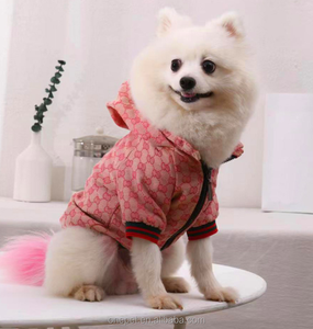 पालतू वस्त्र फैशन मुद्रित कुत्ते ब्रांड मध्यम बड़े कुत्तों के लिए नए डिजाइन ब्रांड कोट - Product Image 3