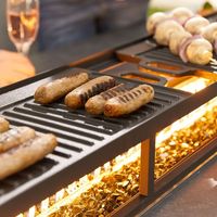 Cour personnalisée Barbecue extérieur Chauffage de jardin Camping BBQ Poêle Foyer