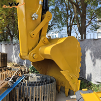 Б/у гидравлический экскаватор Caterpillar 336, 36 тонн, модель 2023 года, мощность 225 кВт, объем ковша 2,2 м³, в хорошем состоянии, продается.