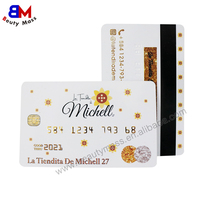 Cartes à puce cadeaux Vip personnalisées, carte de crédit en plastique gaufré de luxe, impression de carte de visite avec Logo