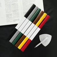 Carnet personnalisé non daté en cuir et tissu, reliure agrafée, emballage en boîte, journal à pois pour le bien-être, avec bande de fixation