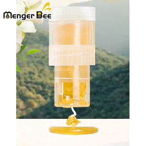 Menger Bee Food Grade PET <b>Plastic</b> Honey Bottle <b>Cap</b> with Easy Open End Portable Design for Honey & Water Bottles 36g Capacity - Product Image 3